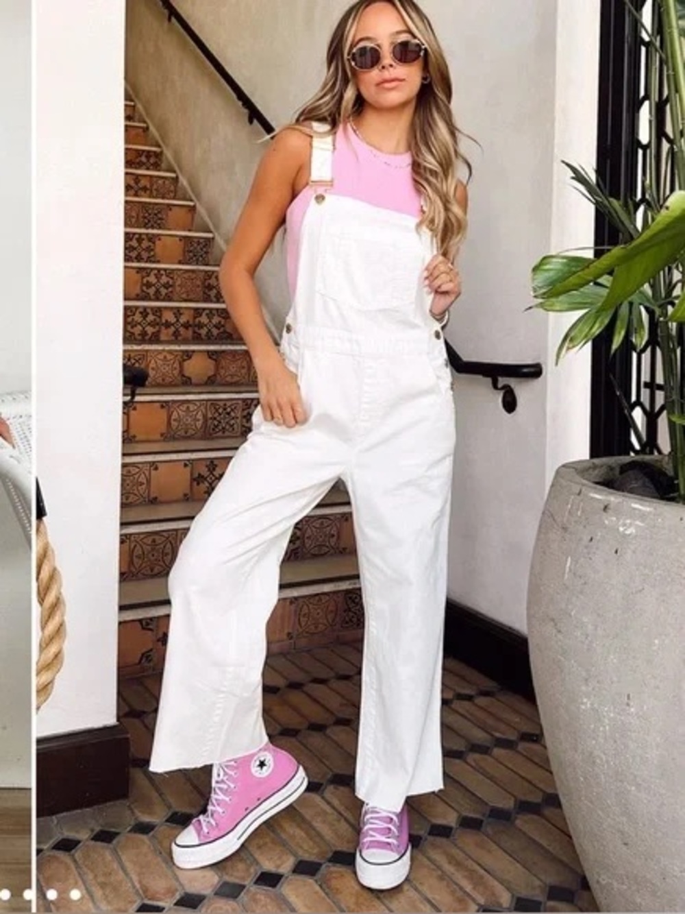 Show Me Your Mumu Marfa Overalls Off White